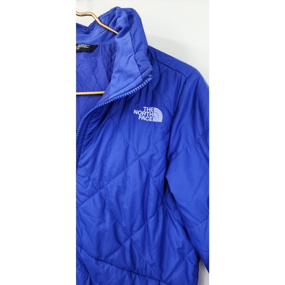 Womens The North Face Blue Jacket Small Puffer Style - Picture 4 of 7
